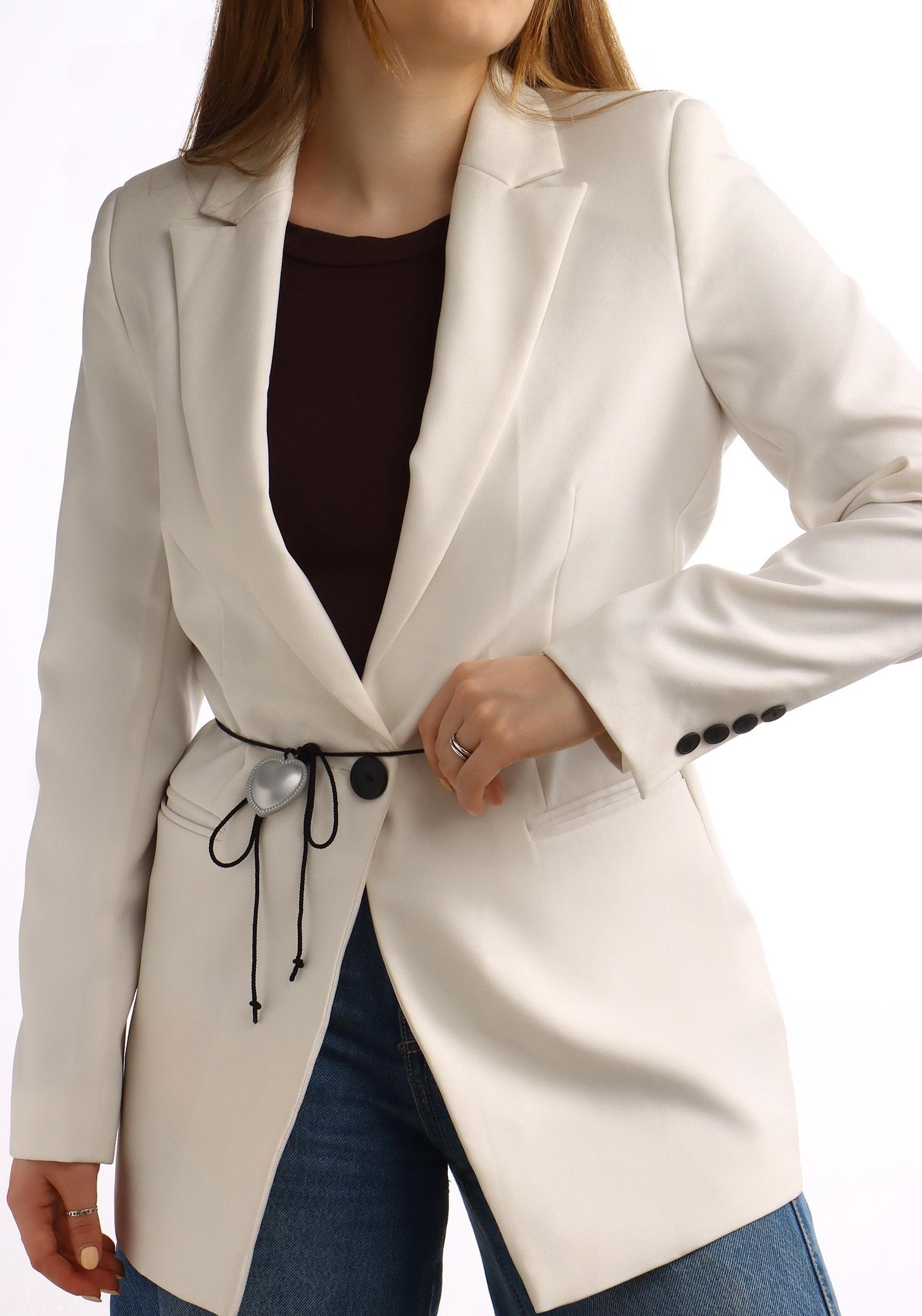 Портупея с кулоном «Сердечко» кожа, трансформер, цвет серебро, 150 см