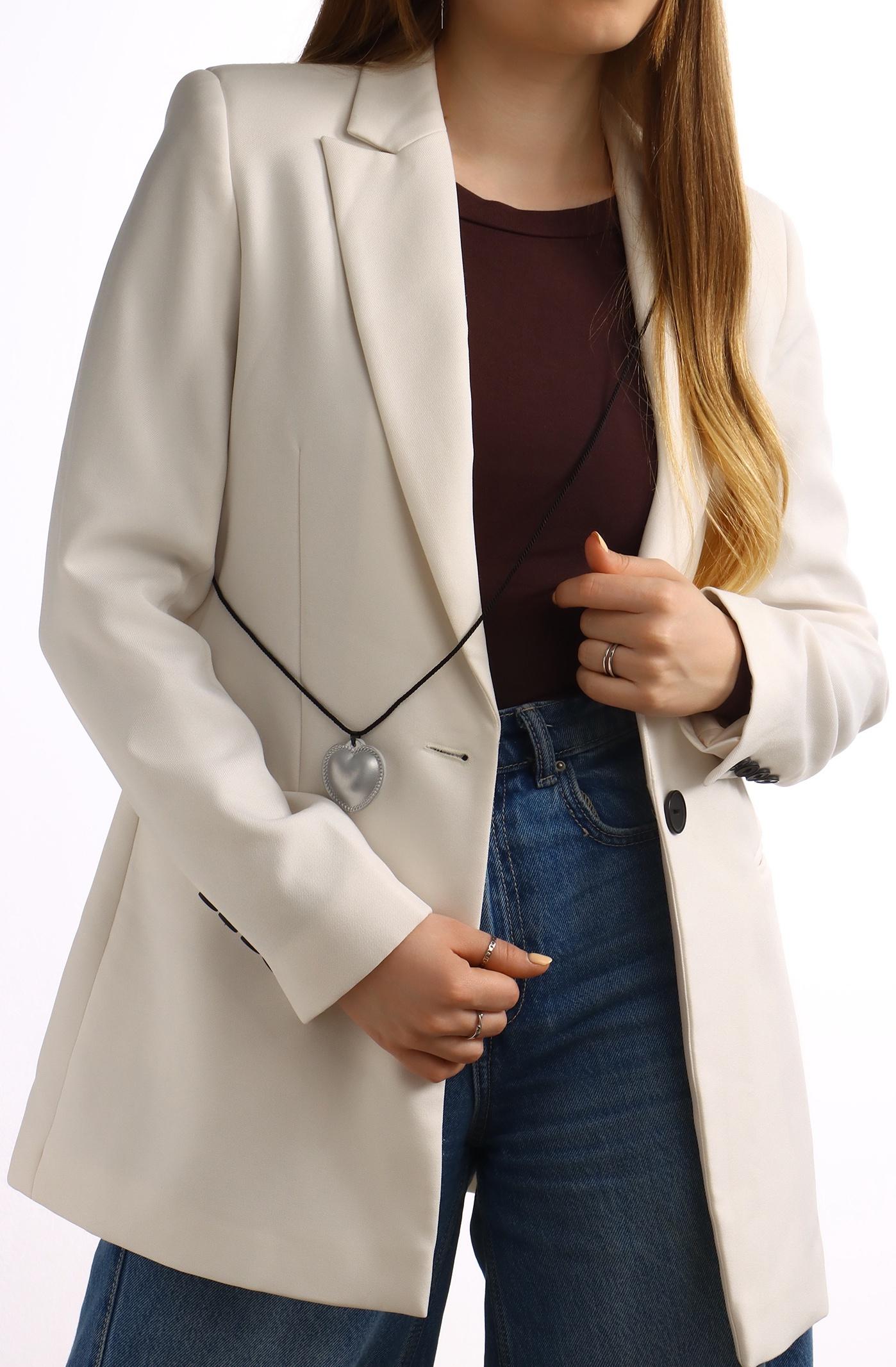 Портупея с кулоном «Сердечко» кожа, трансформер, цвет серебро, 150 см