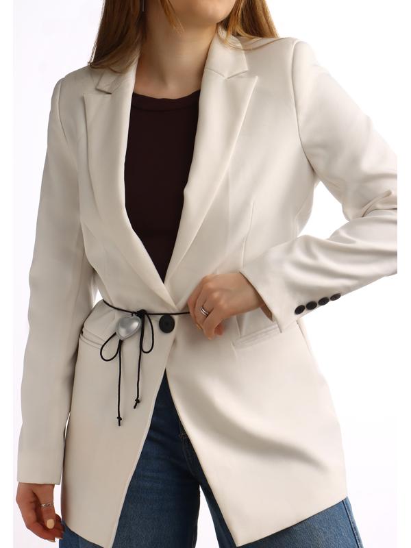 Портупея с кулоном «Сердечко» кожа, трансформер, цвет серебро, 150 см