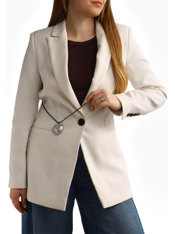 Портупея с кулоном «Сердечко» кожа, трансформер, цвет серебро, 150 см