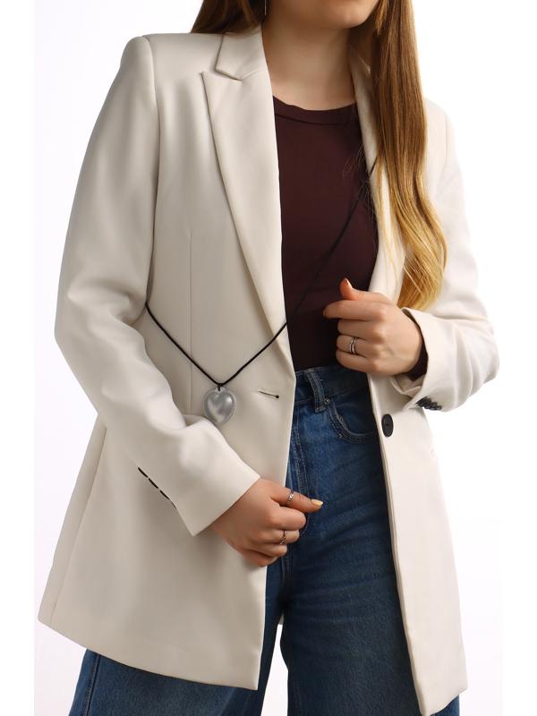 Портупея с кулоном «Сердечко» кожа, трансформер, цвет серебро, 150 см