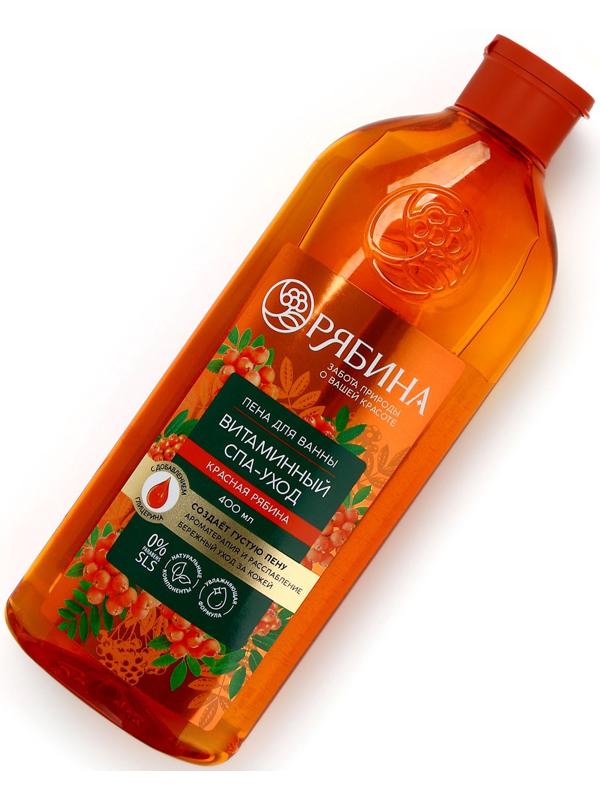 Пена для ванны, витаминный спа-уход, аромат рябины, 400 мл, Рябина