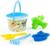 Песочный набор «Простоквашино», 6 предметов: ведро, ситечко, лопатка, грабельки, формочка, кораблик, МИКС