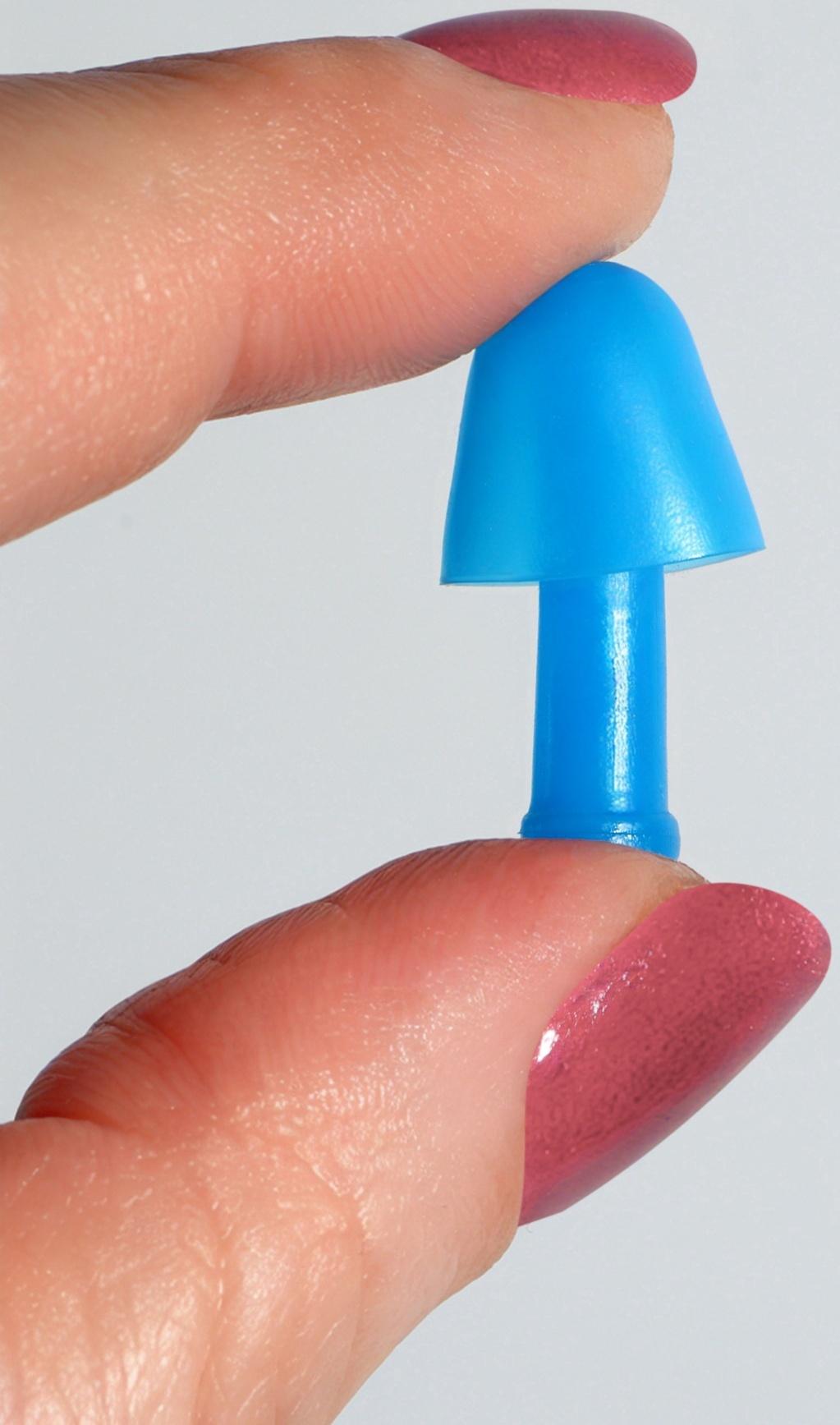 Беруши, 2.5×1 см, в футляре, фасовка 10 шт., силиконовые, МИКС