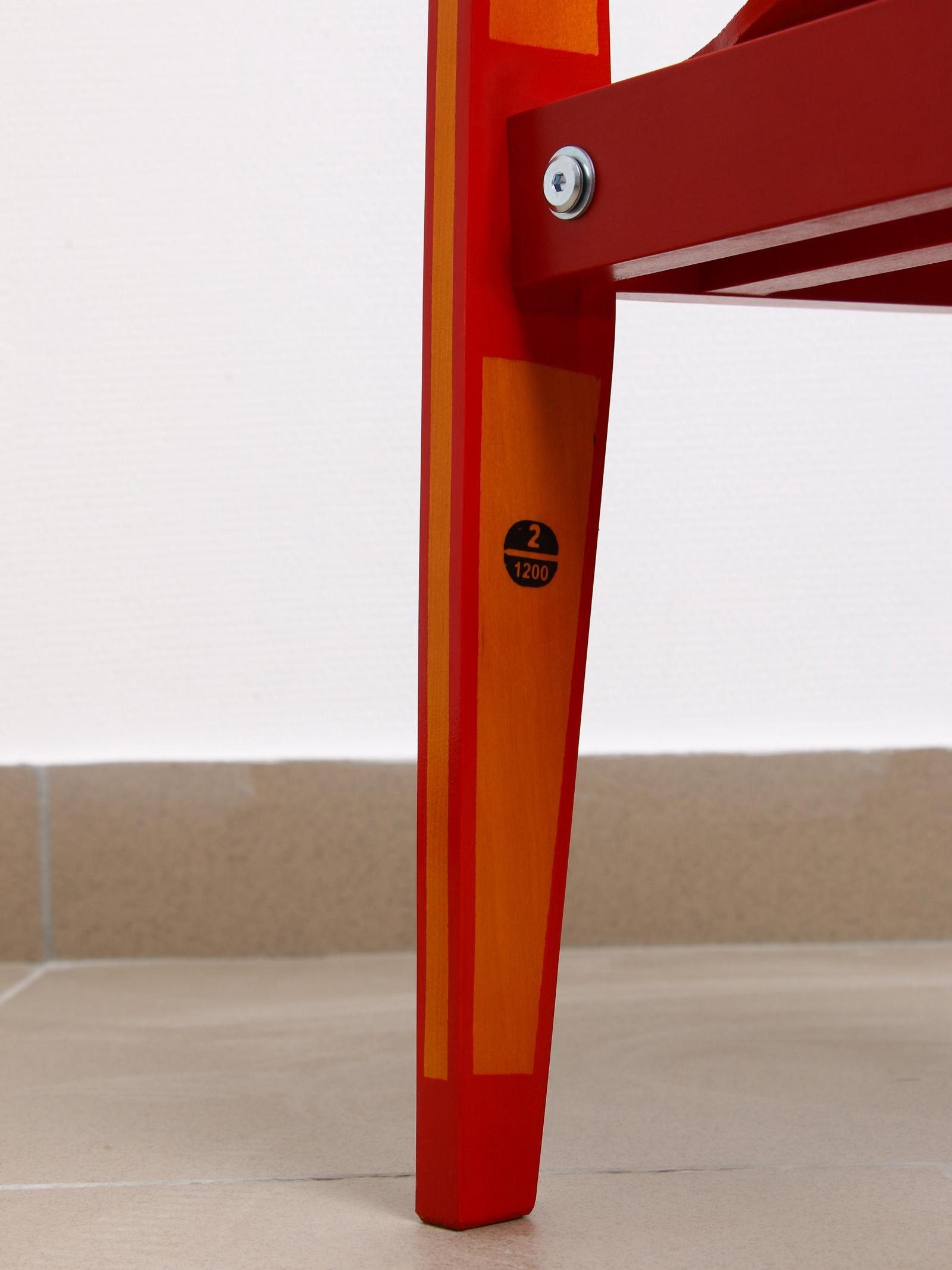 Стул детский, разборный, с хохломской росписью, 2 ростовая категория, 55×30×29 см