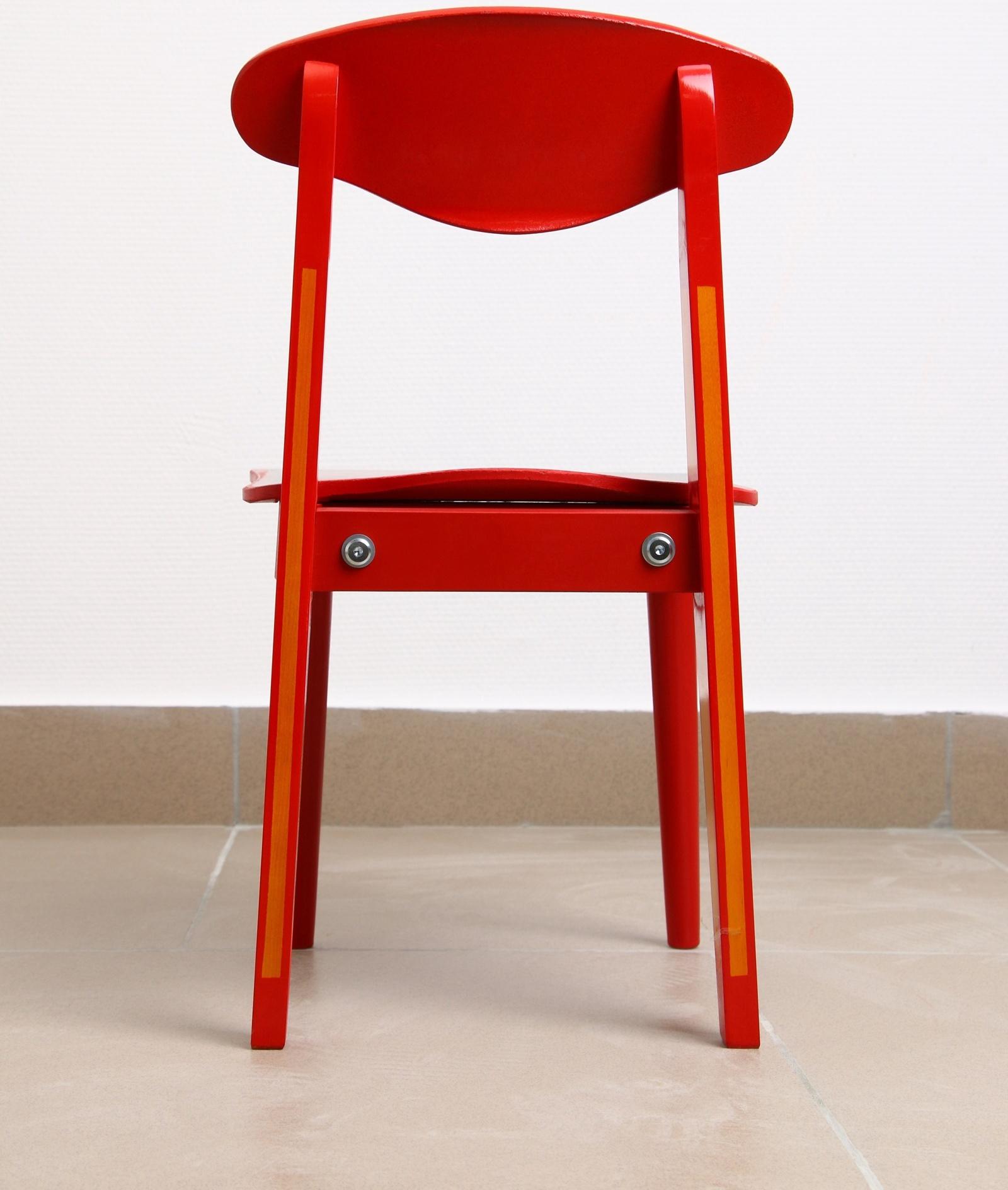 Стул детский, разборный, с хохломской росписью, 2 ростовая категория, 55×30×29 см