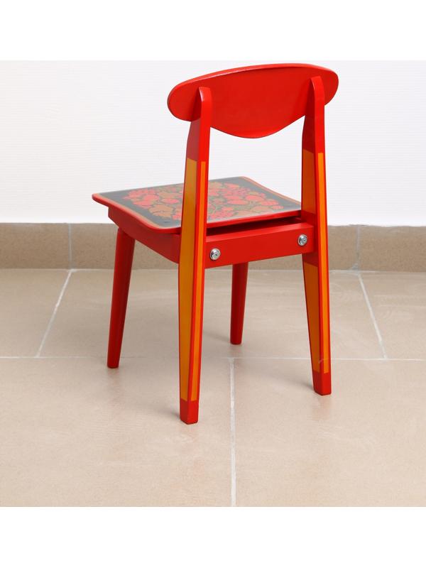 Стул детский, разборный, с хохломской росписью, 2 ростовая категория, 55×30×29 см