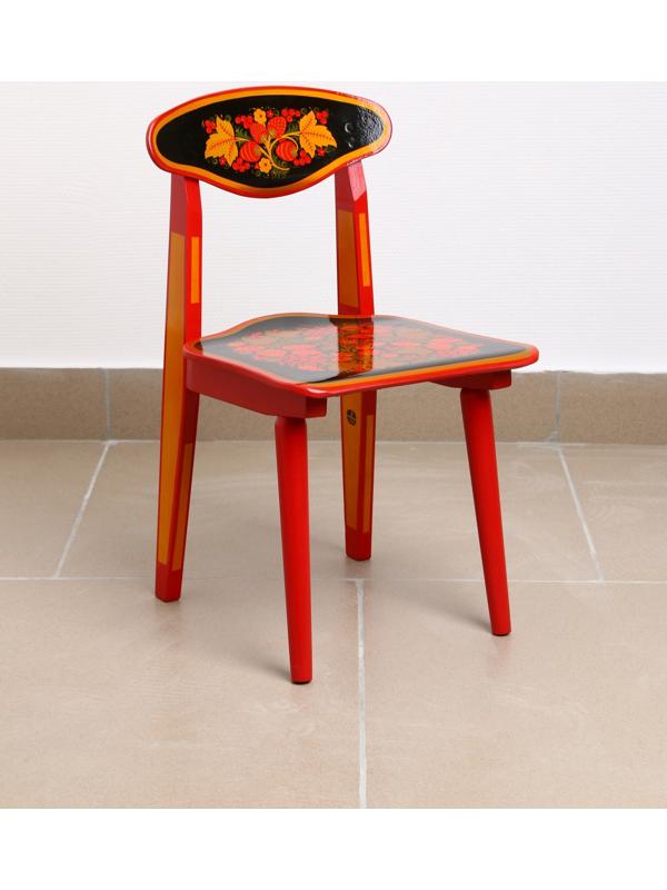 Стул детский, разборный, с хохломской росписью, 2 ростовая категория, 55×30×29 см
