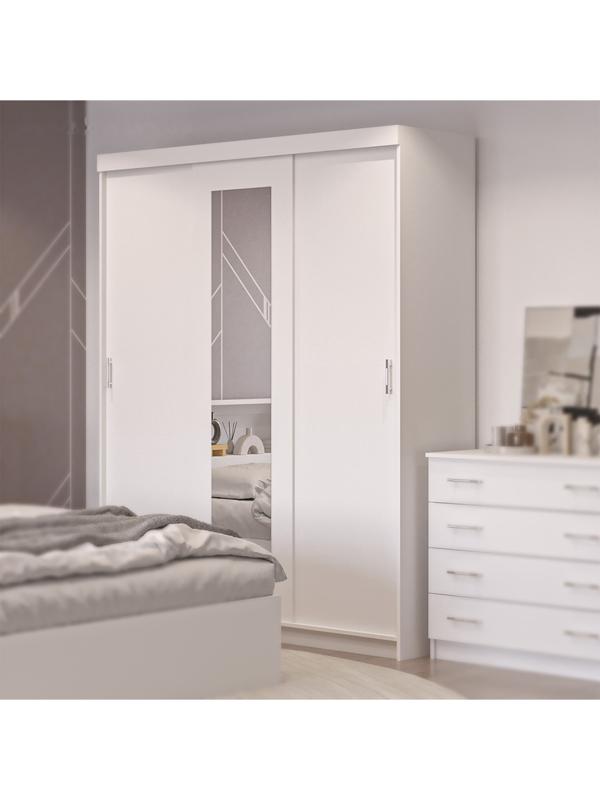 Спальный гарнитур «Бася», комплект 7 предметов, серый графит