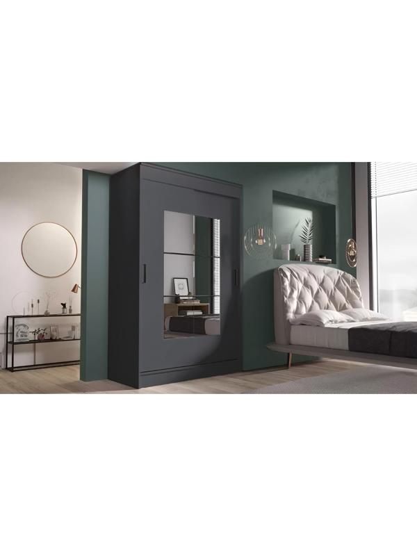 Шкаф-купе «Элегант 1», 1260×2000×590 мм, цвет серый графит