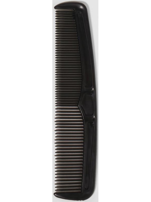 Расчёска комбинированная, 12×3(±1)см, фасовка 30 шт., чёрная