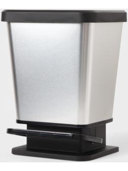 Контейнер для мусора с педалью «Металл», 20 л