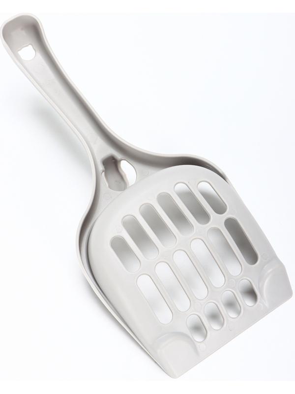 Совок для кошачьего туалета 22.5 х 10 х 5 с, Soft-touch , смоки