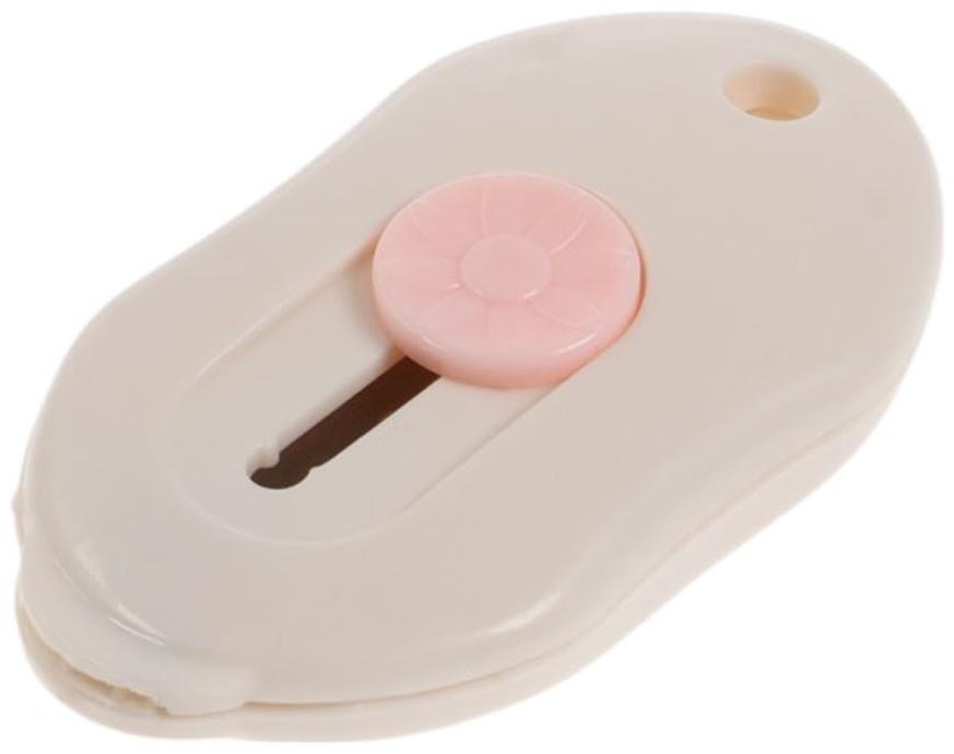 Нож универсальный ТУНДРА, мини, пластиковый корпус, возвратное лезвие, 9 мм