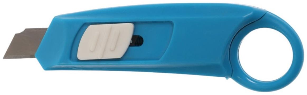 Нож универсальный ТУНДРА, мини, пластиковый корпус, возвратное лезвие, 9 мм