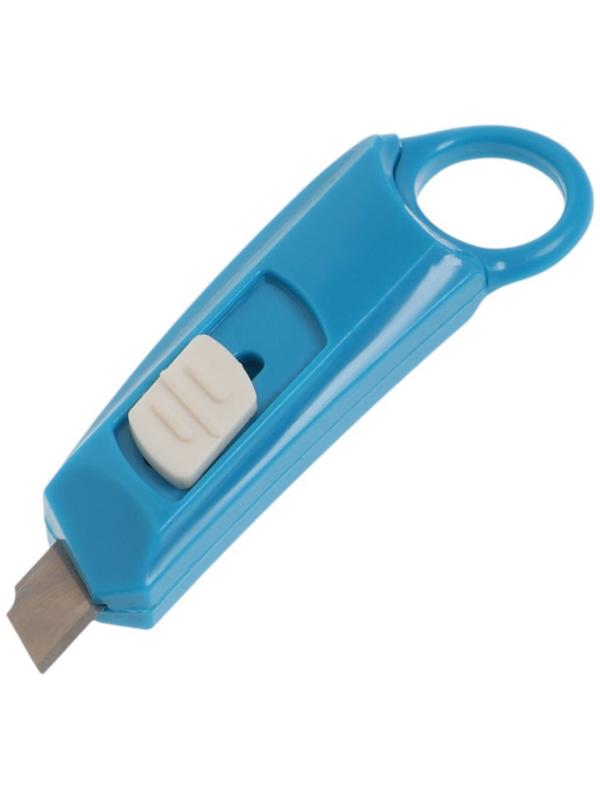 Нож универсальный ТУНДРА, мини, пластиковый корпус, возвратное лезвие, 9 мм