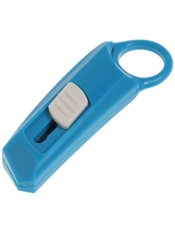 Нож универсальный ТУНДРА, мини, пластиковый корпус, возвратное лезвие, 9 мм