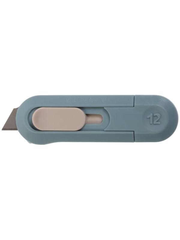 Нож универсальный ТУНДРА, мини, пластиковый корпус, возвратное лезвие, 12 мм