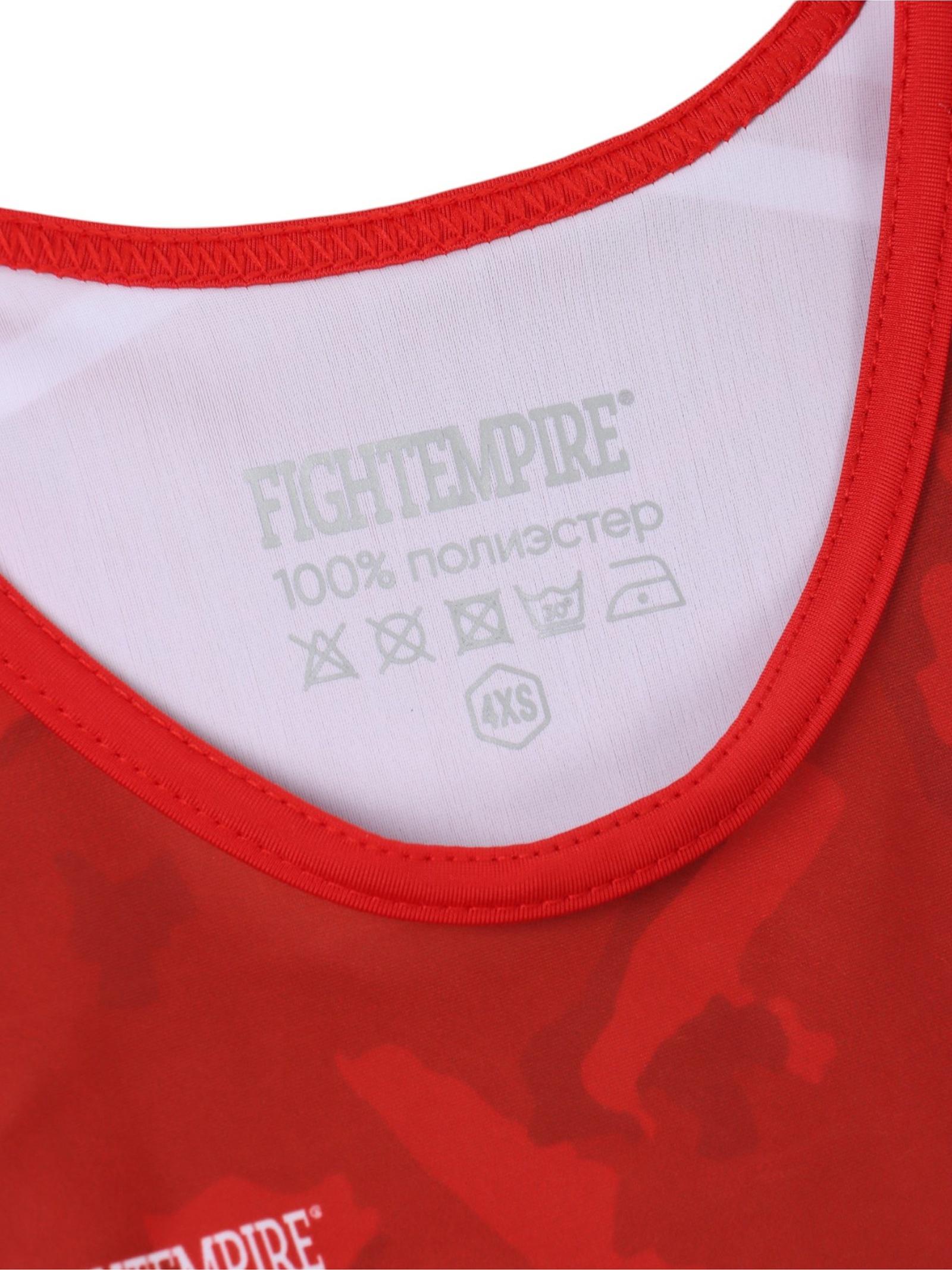 Трико борцовское FIGHT EMPIRE, WT500R, красное, р. L