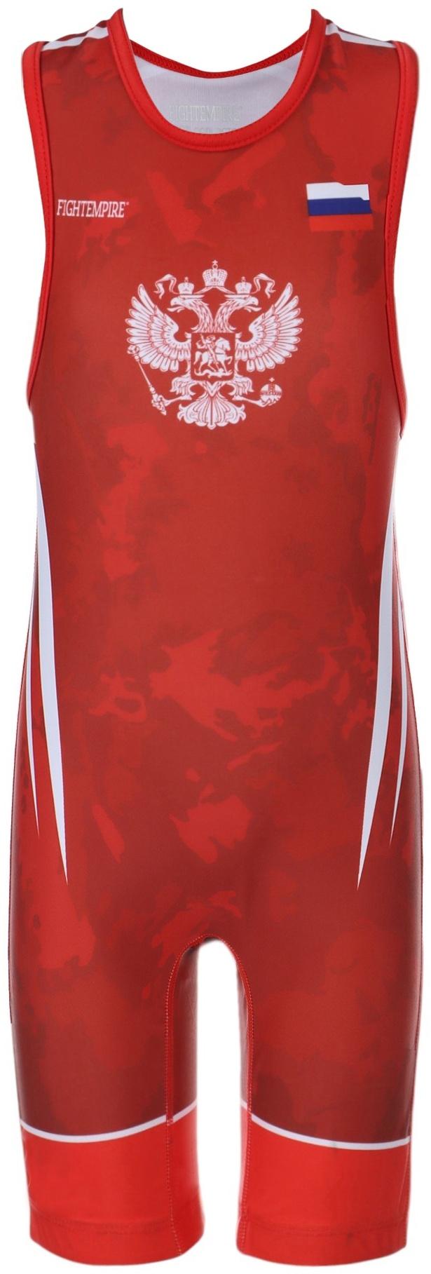 Трико борцовское FIGHT EMPIRE, WT500R, красное, р. L