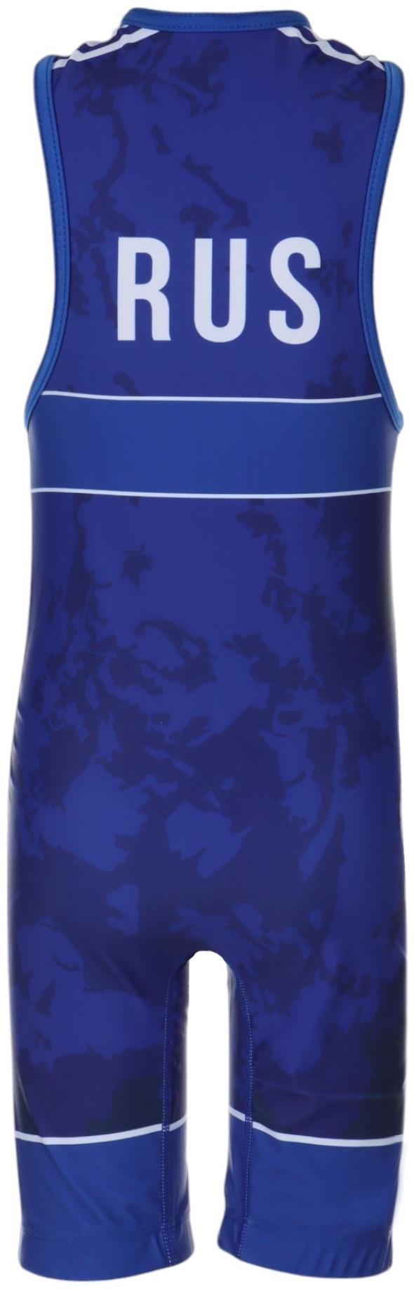 Трико борцовское FIGHT EMPIRE, WT500B, синее, размер 120