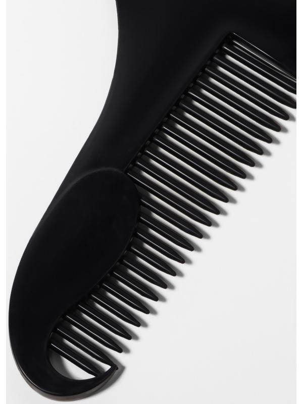 Расчёска - гребень для усов и бороды, 12×10 см, чёрная