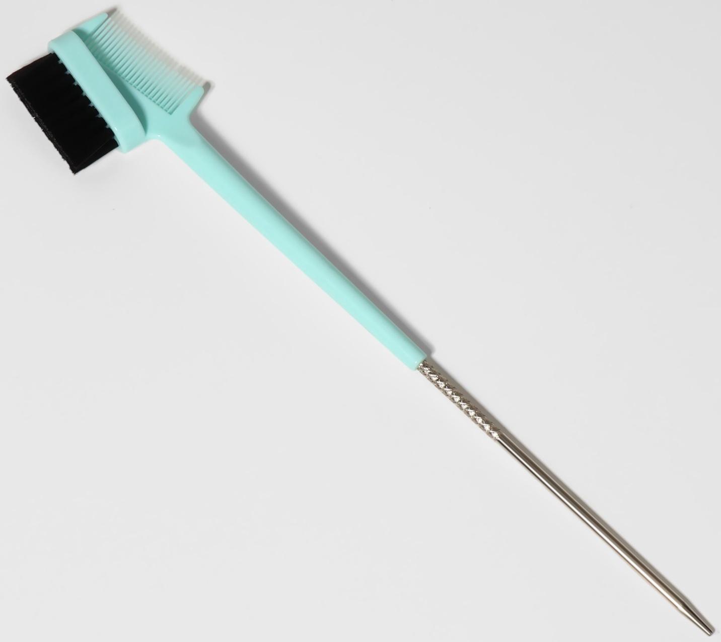 Расчёска - щётка для укладки волос, 21×3.6 см, МИКС