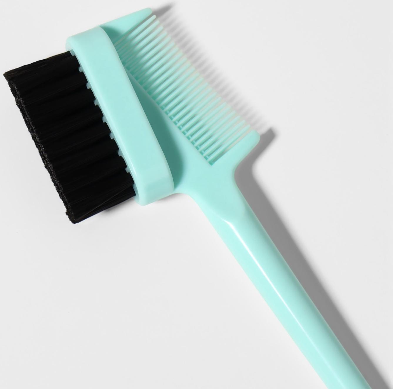 Расчёска - щётка для укладки волос, 21×3.6 см, МИКС