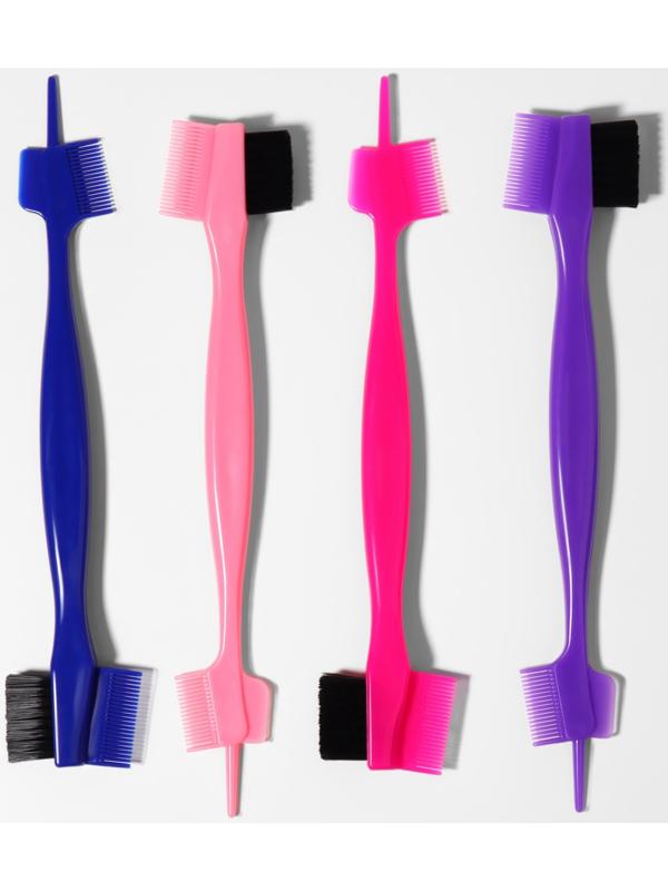 Расчёска - щётка для укладки волос, 20×4 см, МИКС