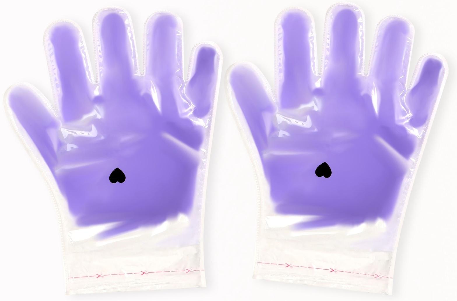 Перчатки для парафинотерапии, фиолетовые