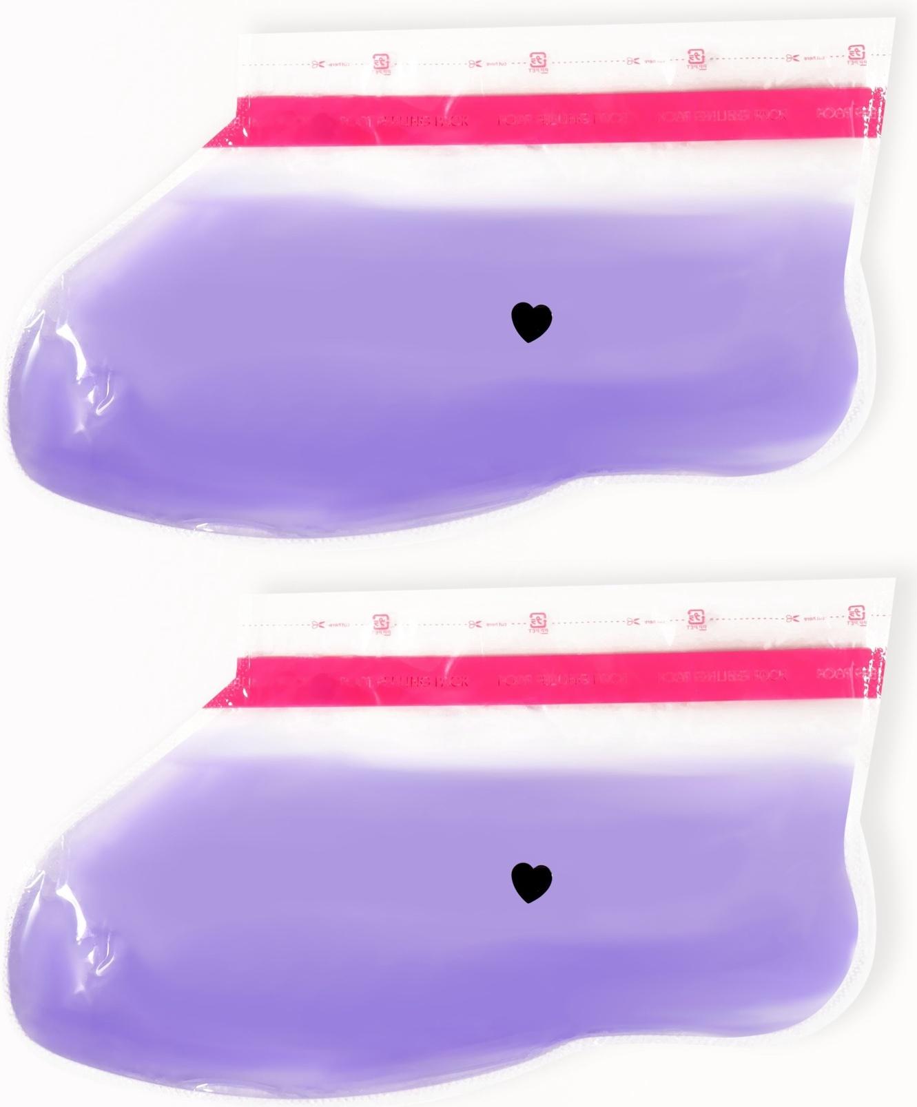 Носочки для парафинотерапии, фиолетовые