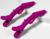 Зажимы для волос, набор - 2 шт, 11,5 (±1) см, фиолетовые