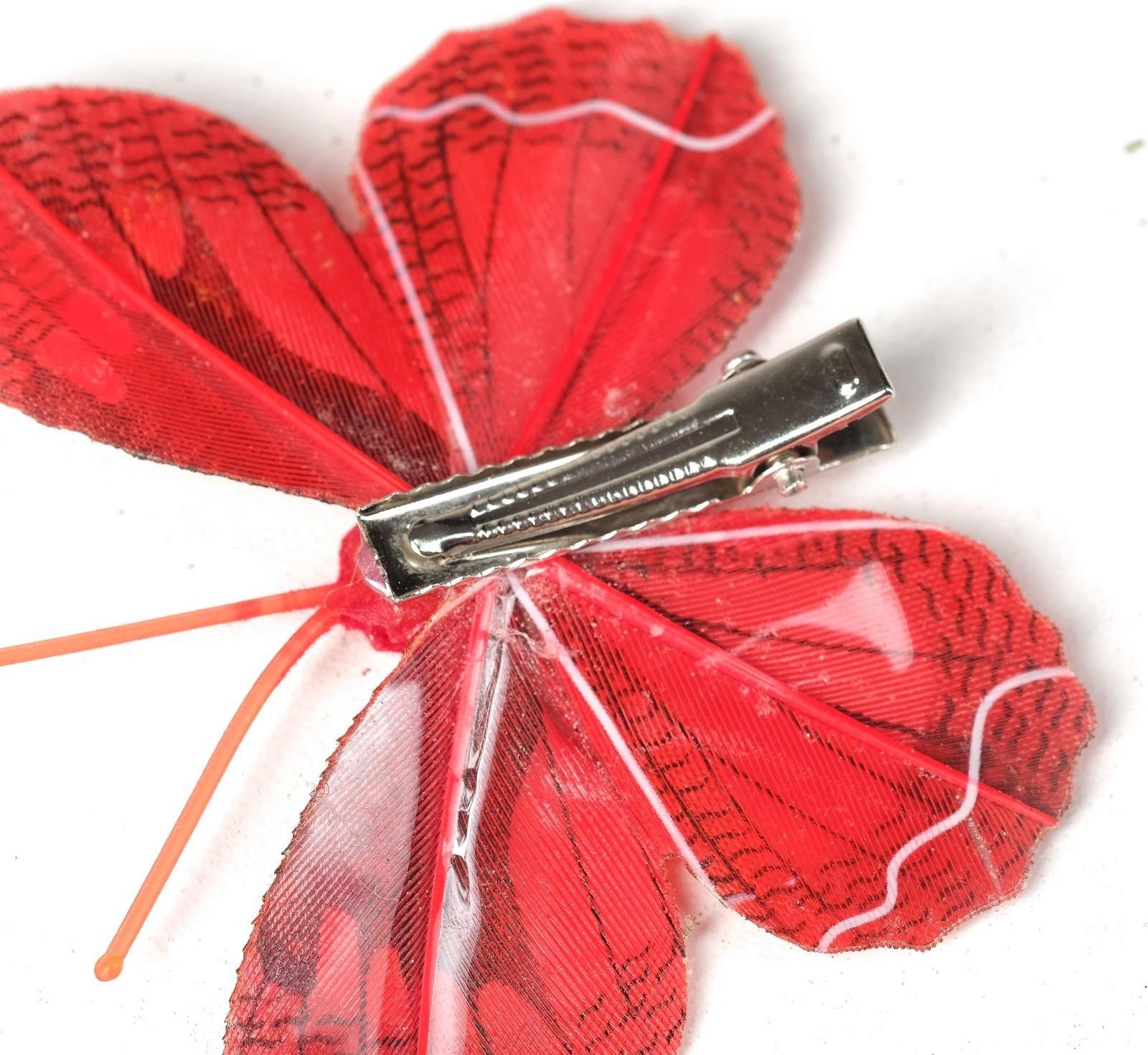 Декор на прищепке бабочка МИКС