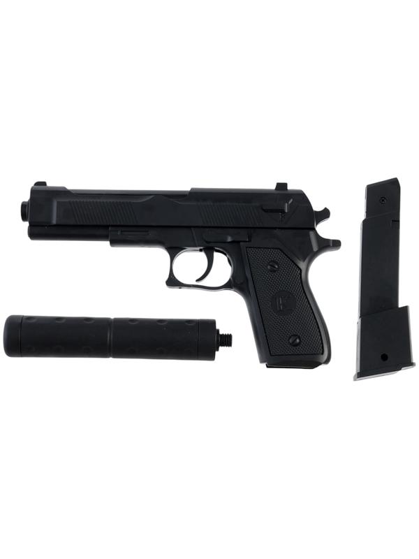 Пистолет «Авангардный стрелок», с глушителем и увеличенной обоймой, стреляет пульками 6 мм