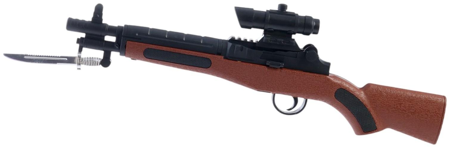 Винтовка «Защитник», с лазером, с штык-ножом, стреляет пульками 6 мм