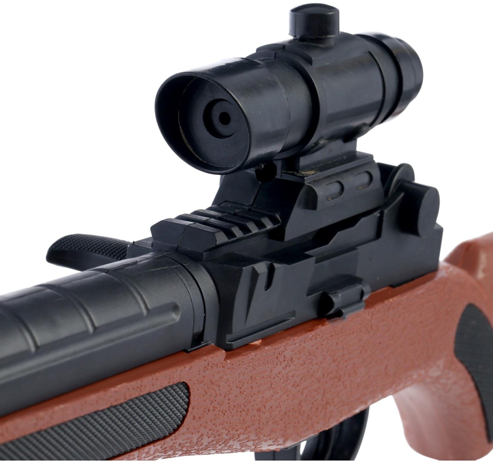 Винтовка «Защитник», с лазером, с штык-ножом, стреляет пульками 6 мм