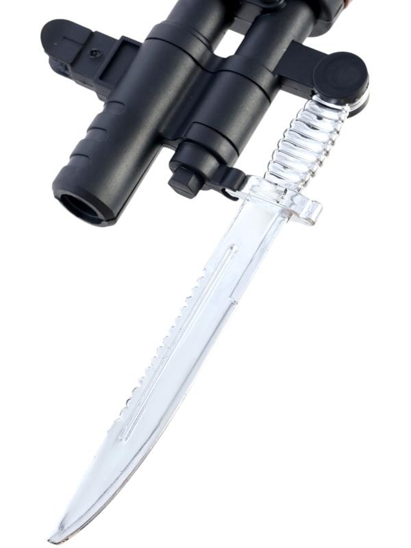 Винтовка «Защитник», с лазером, с штык-ножом, стреляет пульками 6 мм