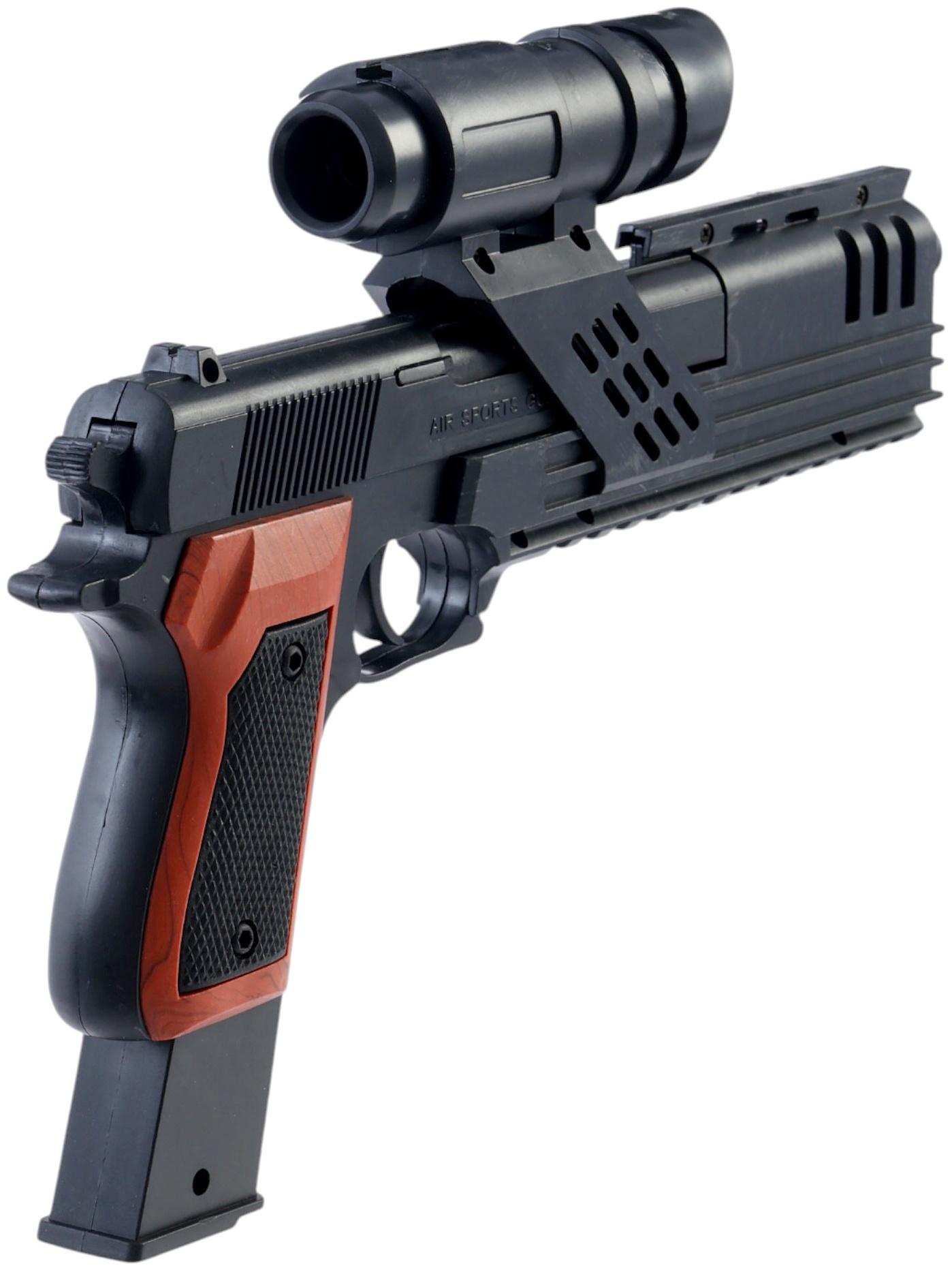 Пистолет «Пневматический ниндзя», стреляет пульками 6 мм, 20 см