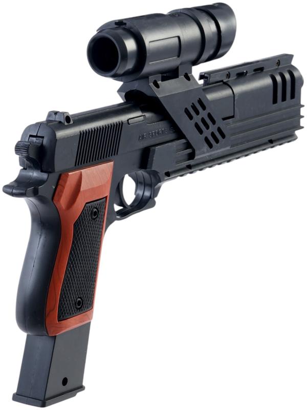 Пистолет «Пневматический ниндзя», стреляет пульками 6 мм, 20 см