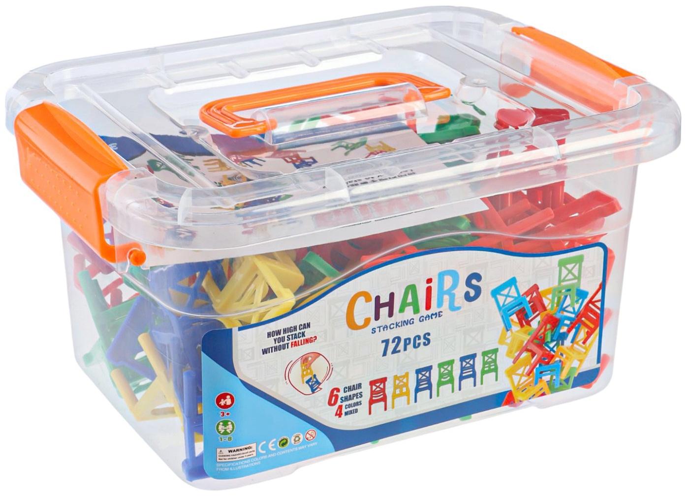 Настольная игра «Баланс стулья», 72 стула, 1-8 игроков, 3+