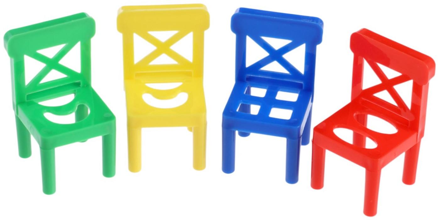 Настольная игра «Баланс стулья», 72 стула, 1-8 игроков, 3+