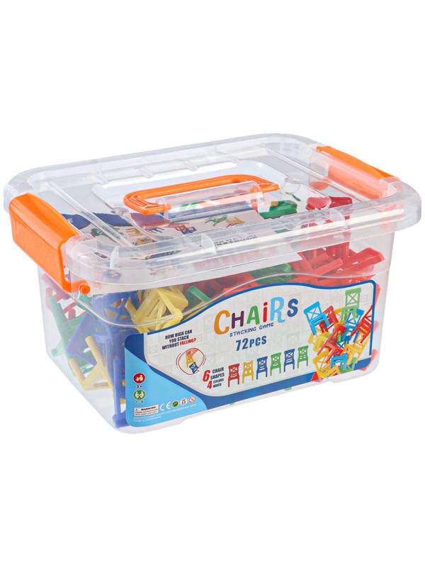 Настольная игра «Баланс стулья», 72 стула, 1-8 игроков, 3+