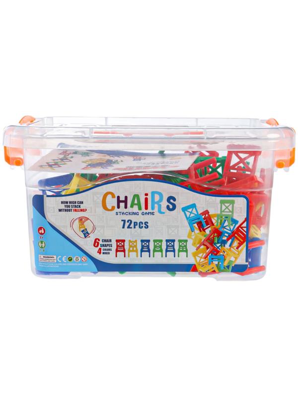 Настольная игра «Баланс стулья», 72 стула, 1-8 игроков, 3+