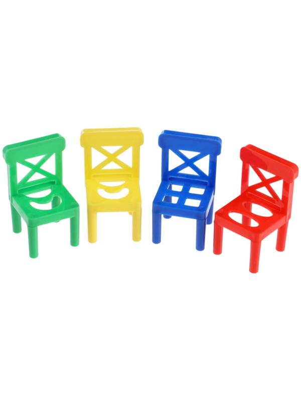 Настольная игра «Баланс стулья», 72 стула, 1-8 игроков, 3+