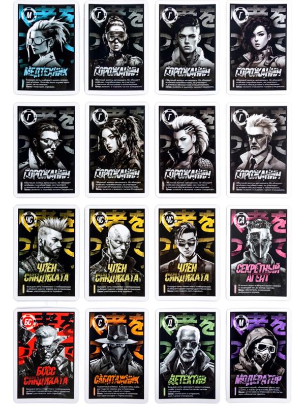 Игра настольная «Мафия. Синдикат», с масками, 6-16 игроков, 10+