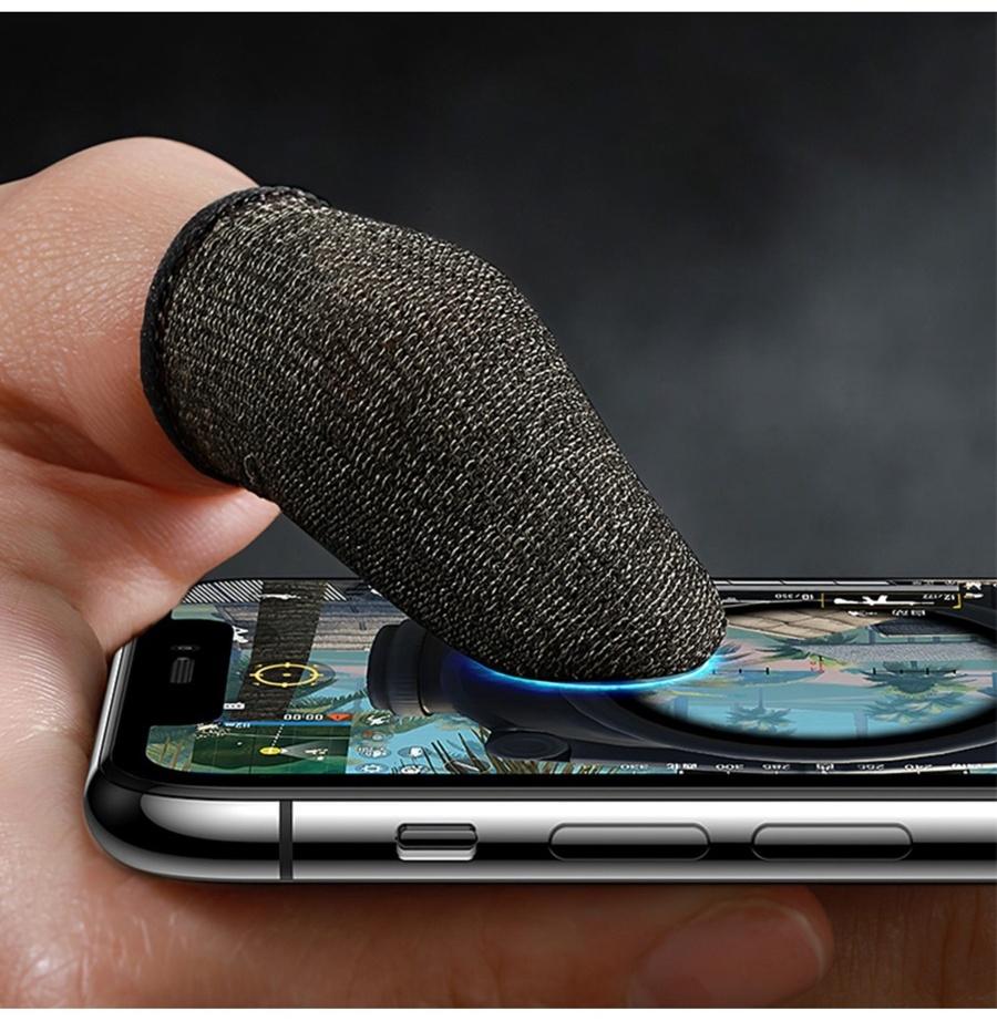 Напальчники для игр на смартфоне Hoco GM4, с защитой от пота, 10 шт., черные