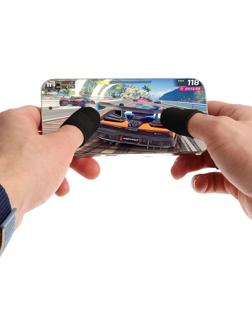 Напальчники для игр на смартфоне Hoco GM4, с защитой от пота, 10 шт., черные