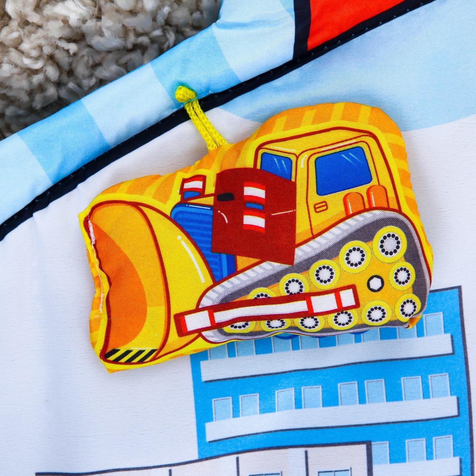 Развивающий коврик детский «Путешествие», 2 игрушки