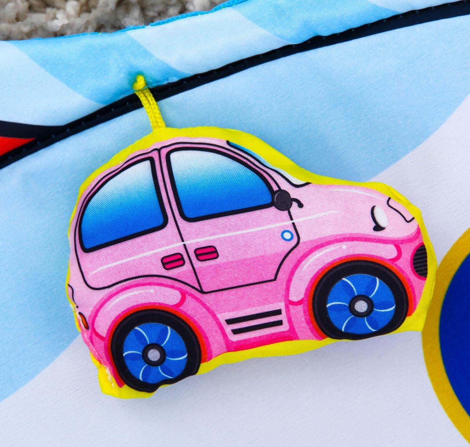 Развивающий коврик детский «Путешествие», 2 игрушки