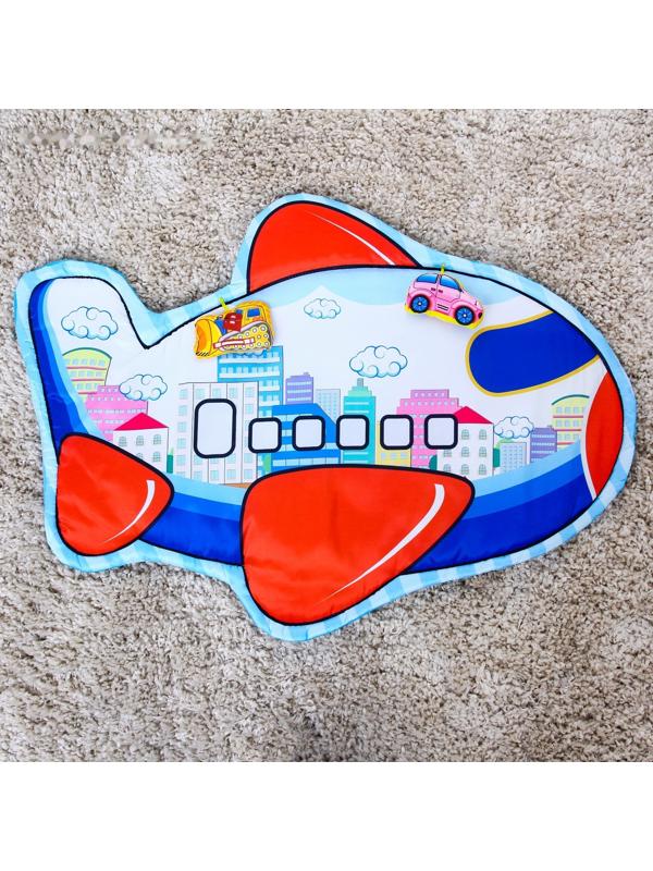 Развивающий коврик детский «Путешествие», 2 игрушки